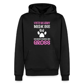 Veterinary Medicine Because People Are Gross - Männer Premium Bio Hoodie - Schwarz - Vorne - Nico (187cm)
