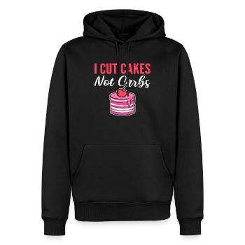 Keto -Diätliebhaber Keto -Berater - Männer Premium Bio Hoodie - Schwarz - Vorne - Nico (187cm)