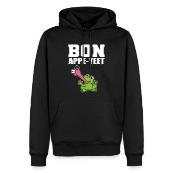 Bon Appe-Yeet Biologe - Männer Premium Bio Hoodie - Schwarz - Vorne - Nico (187cm)
