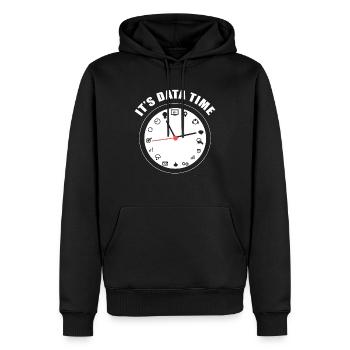 Datenanalyse Data Warehouse Analyst - Männer Premium Bio Hoodie - Schwarz - Vorne - Nico (187cm)
