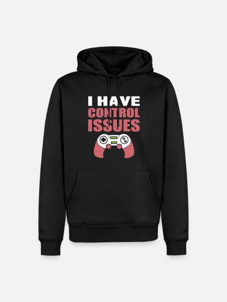 I Have Control Issues Getriebe - Männer Premium Bio Hoodie - Schwarz