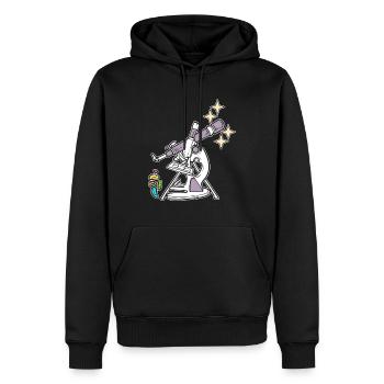 Science Is Everywhere Chemiker - Männer Premium Bio Hoodie - Schwarz - Vorne - Nico (187cm)