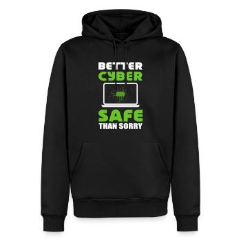 Internet-Sicherheit Softwareentwickler - Männer Premium Bio Hoodie - Schwarz - Vorne - Nico (187cm)