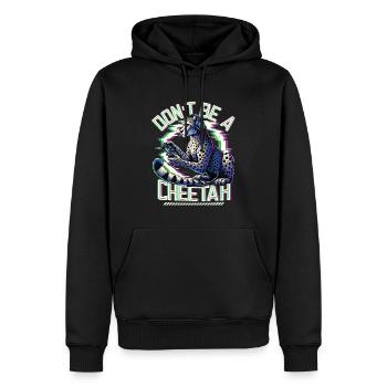 Video Gaming Cheetaah Esport Gaming Nerd Gamer - Männer Premium Bio Hoodie - Schwarz - Vorne - Nico (187cm)