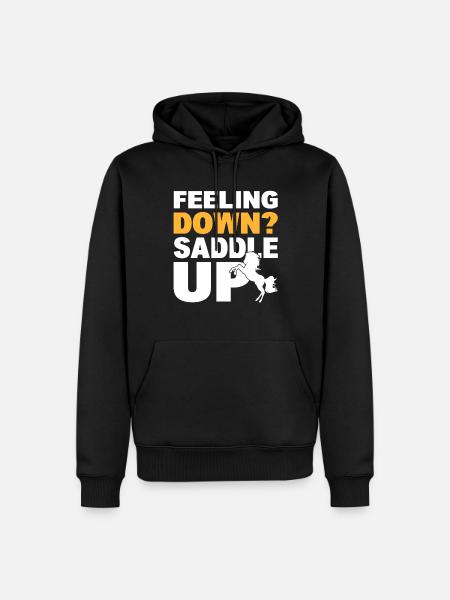 Reitreiten Reitlehrer - Männer Premium Bio Hoodie - Schwarz