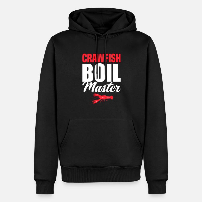 Crawfish Chef Gift - Men’s Premium Organic Hoodie - black
