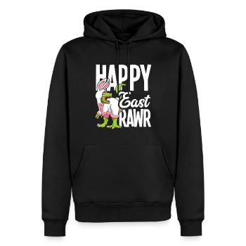 Happy Easter Dinosaur Bunny Costume Kids - Men’s Premium Organic Hoodie - black - Front - Nico (187cm)