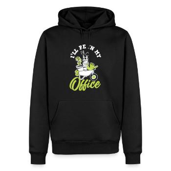 Garten Büro Lustiges Garten - Männer Premium Bio Hoodie - Schwarz - Vorne - Nico (187cm)