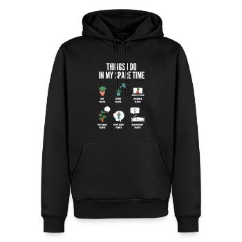 Garten Freizeit Hobby Pflanzen - Männer Premium Bio Hoodie - Schwarz - Vorne - Nico (187cm)