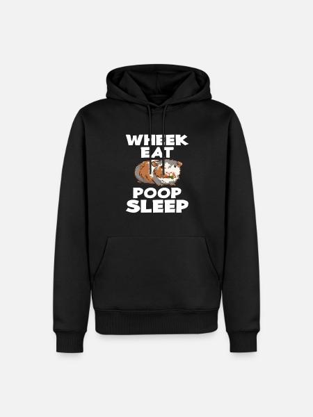 Guinea Pig Pet Owners - Men’s Premium Organic Hoodie - black