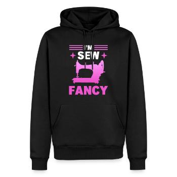 Nähmaschinenliebhaber Schneider - Männer Premium Bio Hoodie - Schwarz - Vorne - Nico (187cm)
