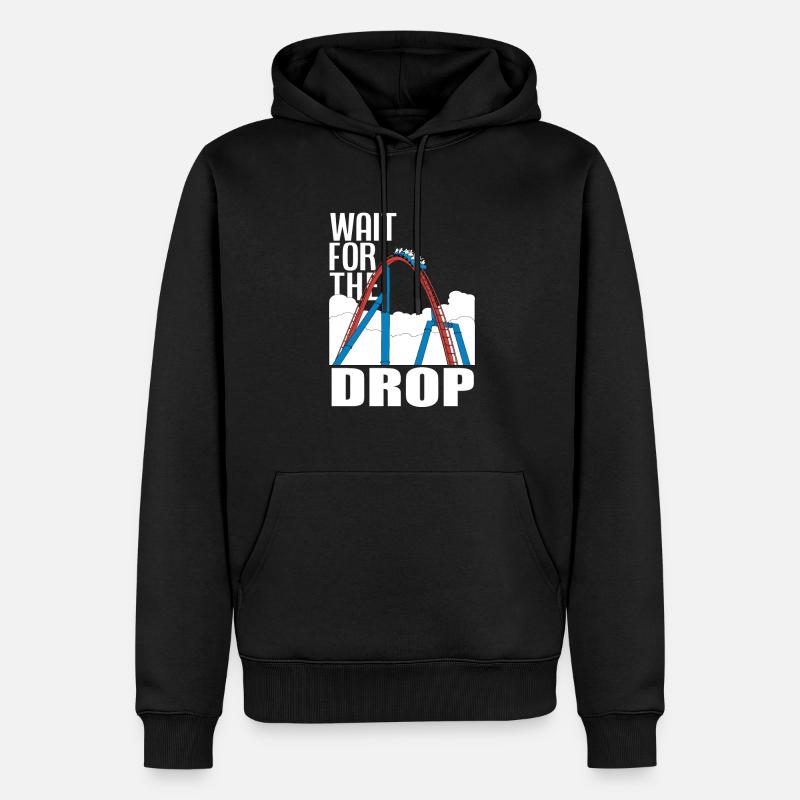 Lusitges Roller Coaster cadeau - Sweat à capuche Premium bio Homme - noir