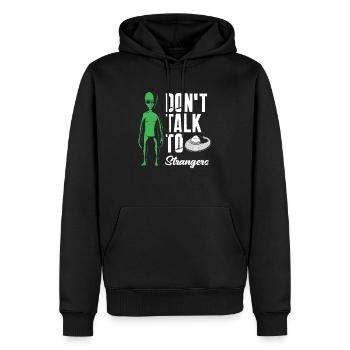 Aliens Aliens Alien - Männer Premium Bio Hoodie - Schwarz - Vorne - Nico (187cm)