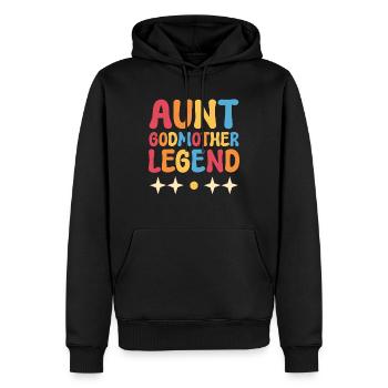 Aunt Godmother Legend Erzieher - Männer Premium Bio Hoodie - Schwarz - Vorne - Nico (187cm)