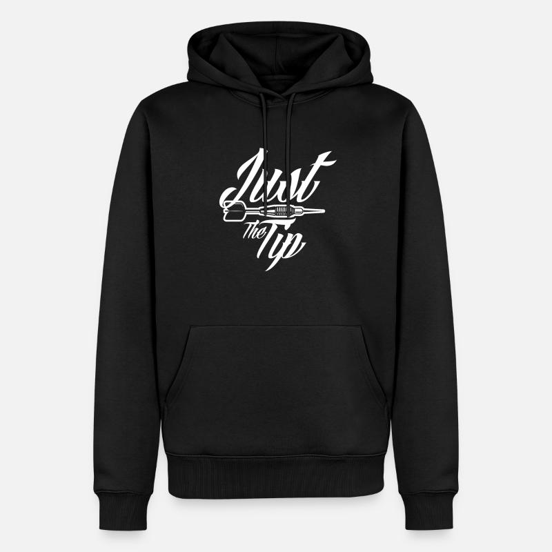 Dart - Männer Premium Bio Hoodie - Schwarz