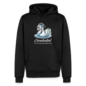 Hochschulabsolvent Abschluss Absolvent - Männer Premium Bio Hoodie - Schwarz - Vorne - Nico (187cm)