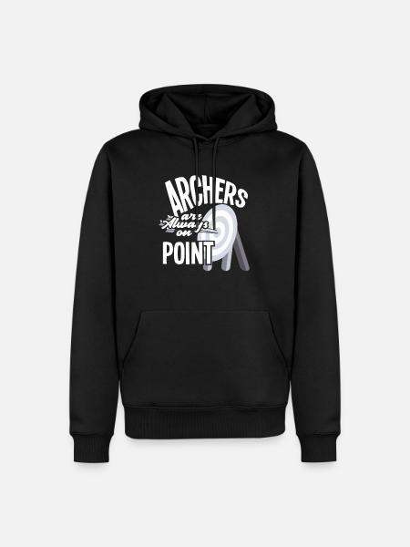 Archers Archery Target - Men’s Premium Organic Hoodie - black