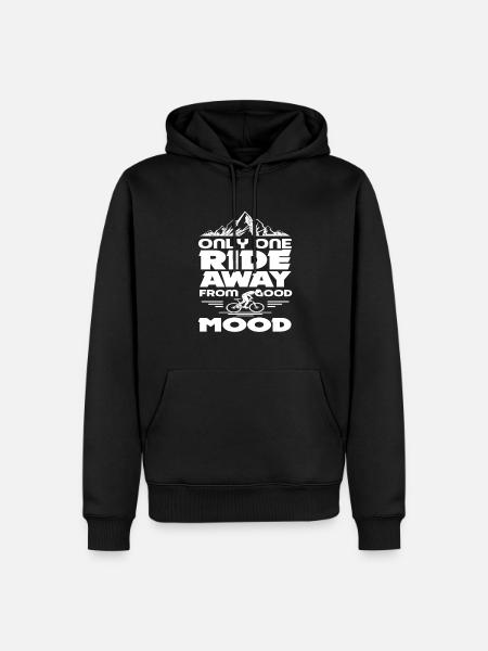 VTT VTT Bonne humeur - Sweat à capuche Premium bio Homme - noir