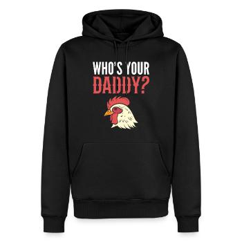 Who's Your Daddy? Tierpfleger - Männer Premium Bio Hoodie - Schwarz - Vorne - Nico (187cm)