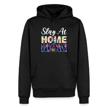Slay At Home Mom Virtueller Assistent - Männer Premium Bio Hoodie - Schwarz - Vorne - Nico (187cm)