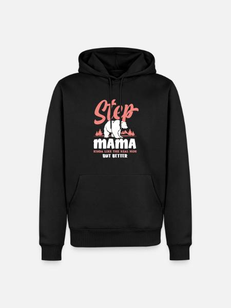 Belle-mère Maman - Sweat à capuche Premium bio Homme - noir