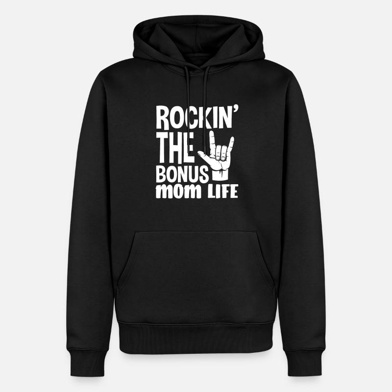 Belle-mère à bascule - Sweat à capuche Premium bio Homme - noir