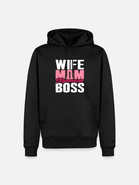 Belle-mère - Sweat à capuche Premium bio Homme - noir