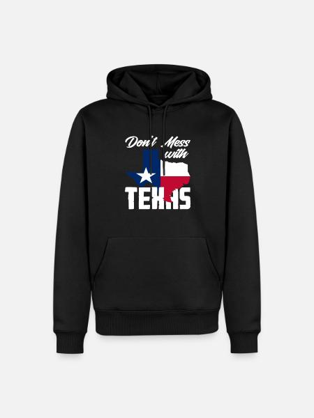 Texas Saying Texans - Men’s Premium Organic Hoodie - black