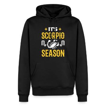 It's Scorpio Thing Astronom - Männer Premium Bio Hoodie - Schwarz - Vorne - Nico (187cm)