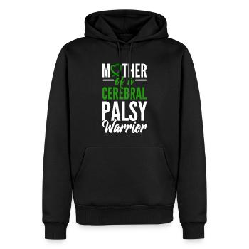 Zerebralparese-Krieger Physiotherapeut - Männer Premium Bio Hoodie - Schwarz - Vorne - Nico (187cm)