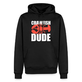 Langustenliebhaber Liebhaber von Meeresfrüchten - Männer Premium Bio Hoodie - Schwarz - Vorne - Nico (187cm)