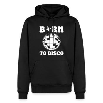 Disco-Liebhaber Professioneller Tänzer - Männer Premium Bio Hoodie - Schwarz - Vorne - Nico (187cm)