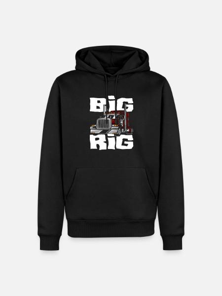 Truck driver Truck - Men’s Premium Organic Hoodie - black