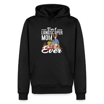Beste Landschaftsgärtner Mama - Männer Premium Bio Hoodie - Schwarz - Vorne - Nico (187cm)