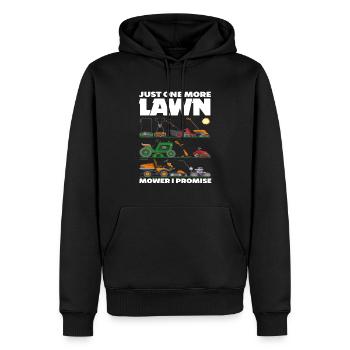 Landschaftsgärtner Rasen - Männer Premium Bio Hoodie - Schwarz - Vorne - Nico (187cm)