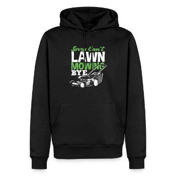 Landschaftsgärtner Rasen Mähen Bye - Männer Premium Bio Hoodie - Schwarz - Vorne - Nico (187cm)