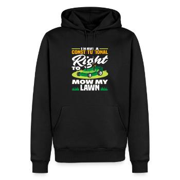 Landschaftsgärtner - Männer Premium Bio Hoodie - Schwarz - Vorne - Nico (187cm)