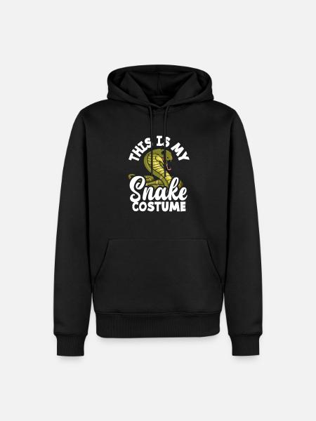 Snake Costume - Men’s Premium Organic Hoodie - black