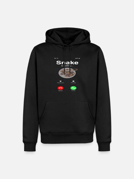 Snake Calls - Men’s Premium Organic Hoodie - black
