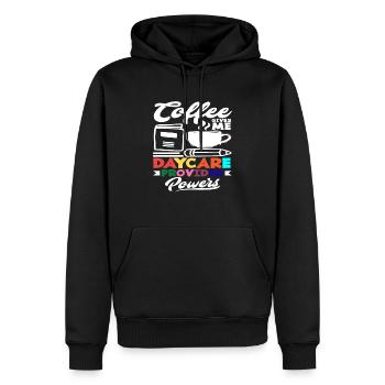 Kaffee Gibt Mir Tagespflegekräfte - Männer Premium Bio Hoodie - Schwarz - Vorne - Nico (187cm)