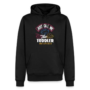 Einfach Nenn Mich Der Kleinkindflüsterer - Männer Premium Bio Hoodie - Schwarz - Vorne - Nico (187cm)