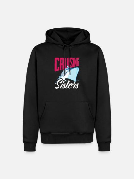 Croisière Adventure Sisters - Sweat à capuche Premium bio Homme - noir