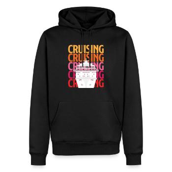 Kreuzfahrt Liebhaber Spaß Boot Abenteuer - Männer Premium Bio Hoodie - Schwarz - Vorne - Nico (187cm)