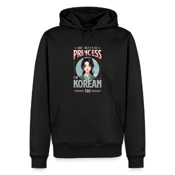 Mädchen Koreanische Herkunft Südkorea - Männer Premium Bio Hoodie - Schwarz - Vorne - Nico (187cm)