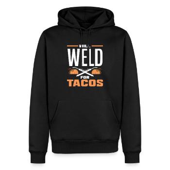 Soudure pour la déclaration humoristique de Taco - Sweat à capuche Premium bio Homme - noir - Devant - Nico (187cm)