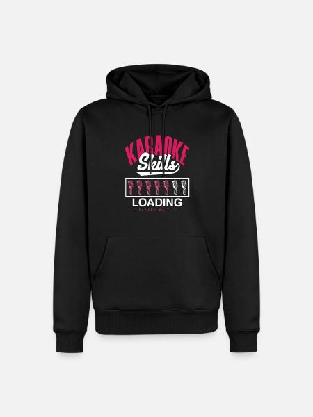 Karaoke Skills Loading Please Wait - Men’s Premium Organic Hoodie - black