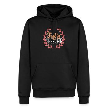 Feelin' Speechie Speech Therapy - Men’s Premium Organic Hoodie - black - Front - Nico (187cm)