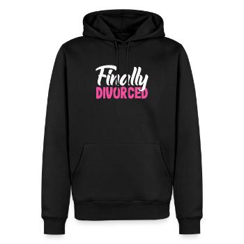 Endlich Geschieden Freiheit Scheidung - Männer Premium Bio Hoodie - Schwarz - Vorne - Nico (187cm)