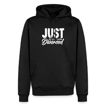 Just Divorced Freedom Feier Der Scheidung - Männer Premium Bio Hoodie - Schwarz - Vorne - Nico (187cm)