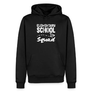 Elementary School Teacher School Team Fun Vibes - Men’s Premium Organic Hoodie - black - Front - Nico (187cm)